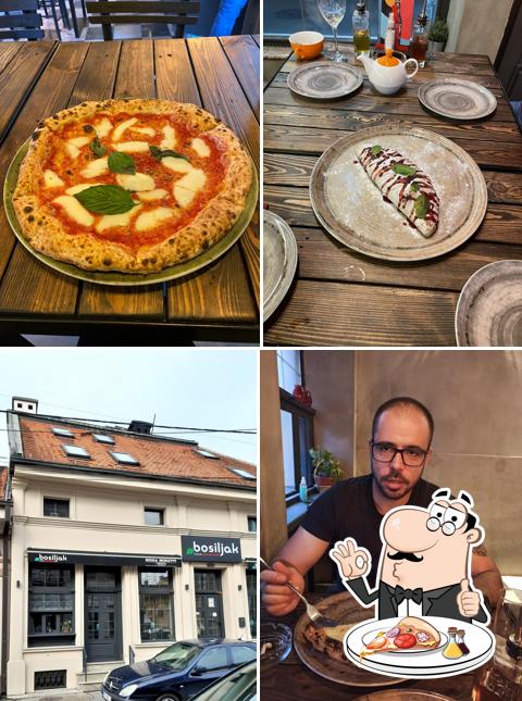 В "Bosiljak Pizza Napoletana" вы можете заказать пиццу
