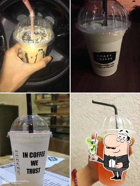 Crazy Coffee offers a variety of beverages