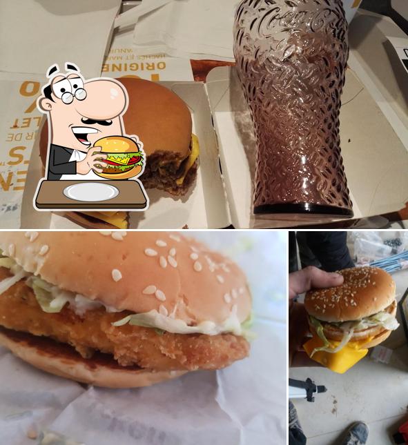 Commandez un hamburger à McDonald's