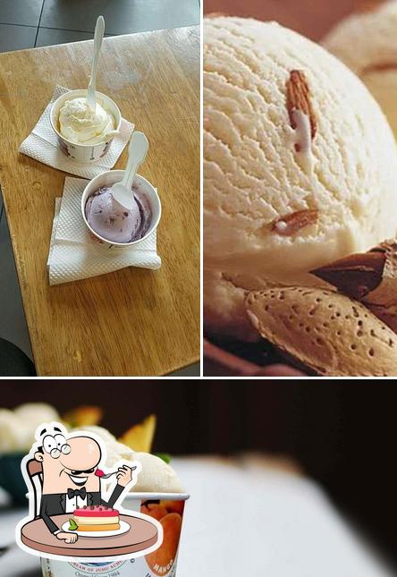 Natural Ice Cream offers a variety of sweet dishes