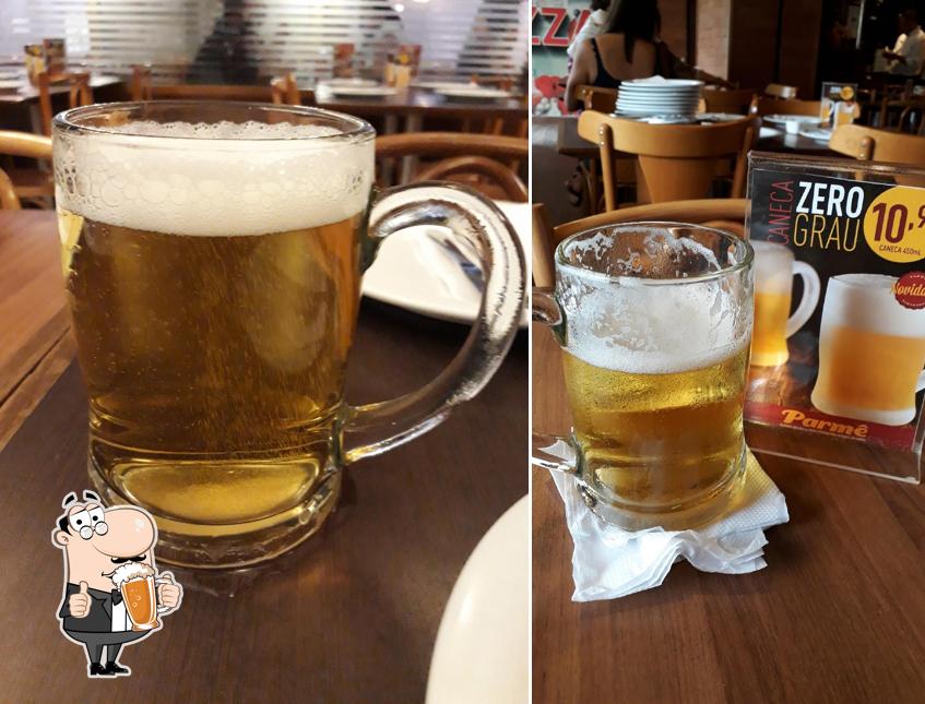 Peça uma tulipa de cerveja leve ou escura