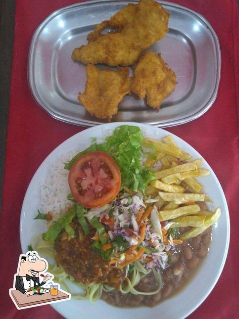 Comida em Leo's Bar