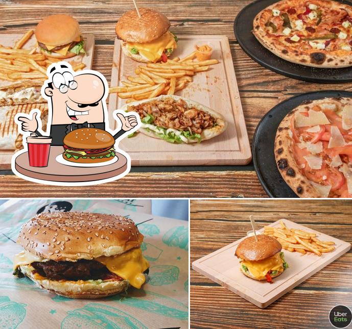 Les hamburgers de PIZZA HOUSE (حلال) will satisferont différents goûts