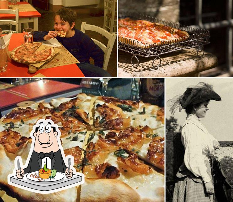 Questa è la foto che mostra la cibo e interni di Il Forno degli Angeli