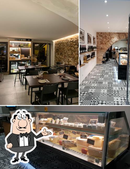 L'intérieur de La Fromagerie Restaurant Ajaccio