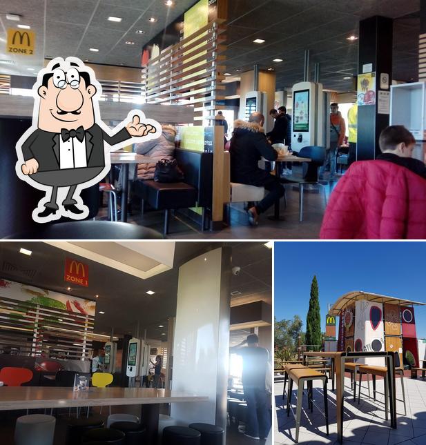 L'intérieur de McDonald's