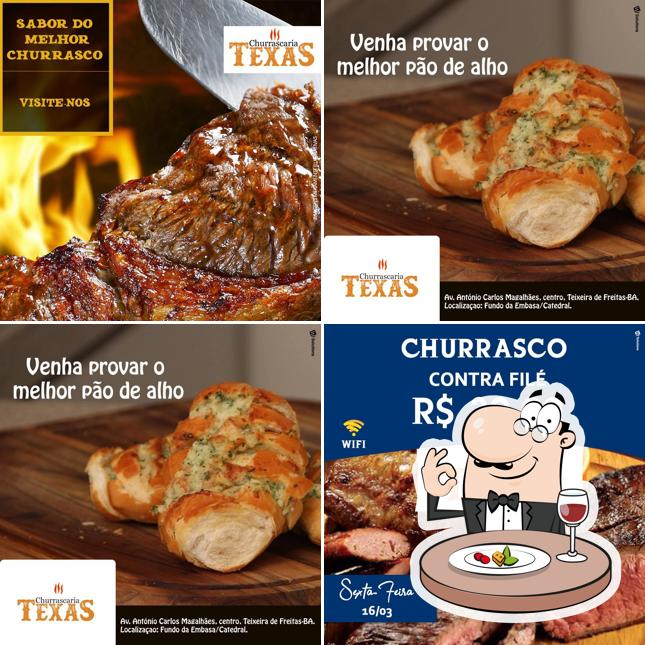 Comida em Churrascaria Texas