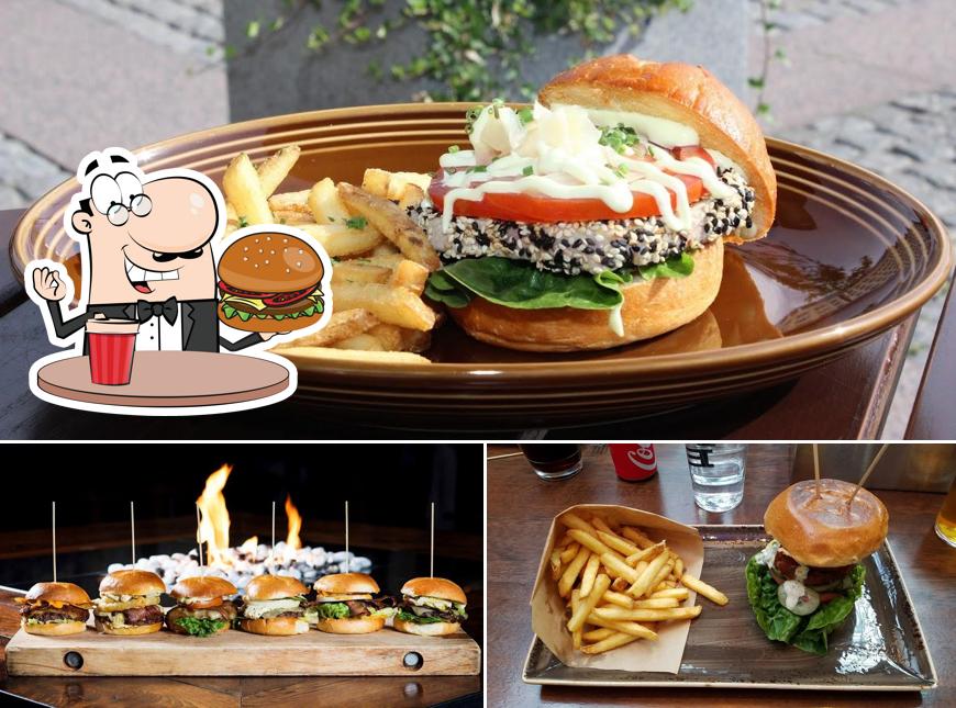 Try out a burger at Royal Gastropub