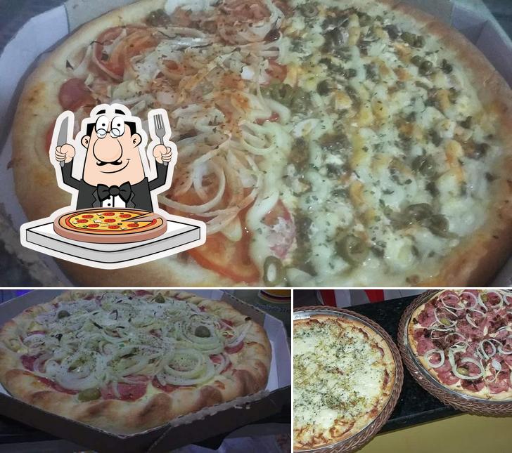 Escolha pizza no Laurindo Rabello