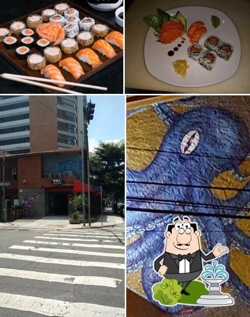 O exterior do Yoi! Rolls & Temaki (Moema)