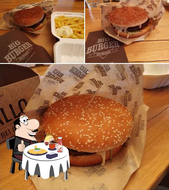 Treat yourself to a burger at Big Burger Bremgarten Diner & Kurier