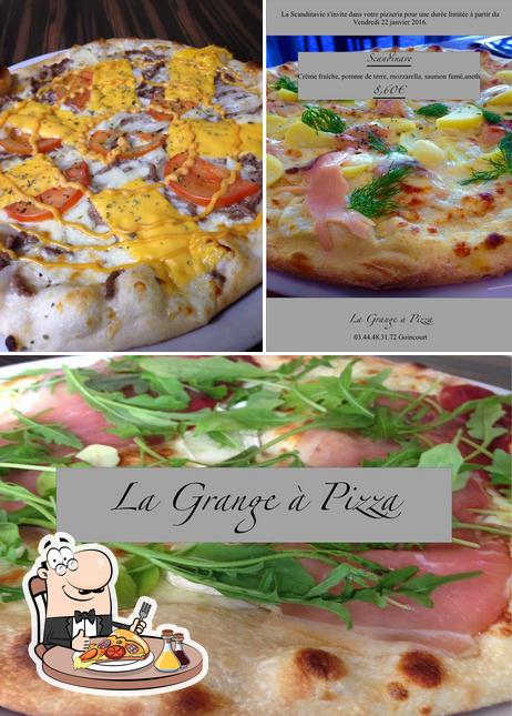 Essayez des pizzas à La Grange à Pizza