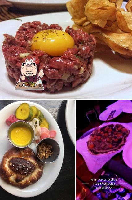 Beef tartare at 4th and Olive Restaurant