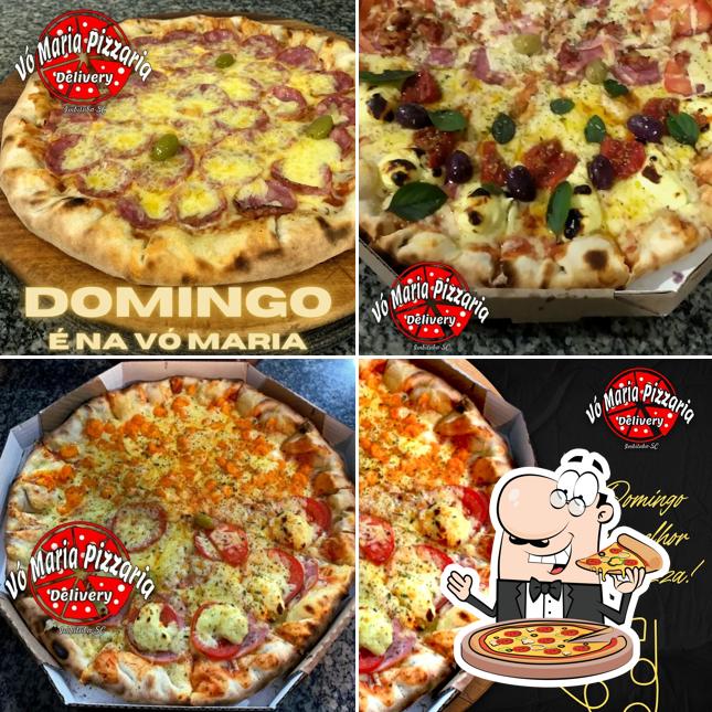 Pick various kinds of pizza