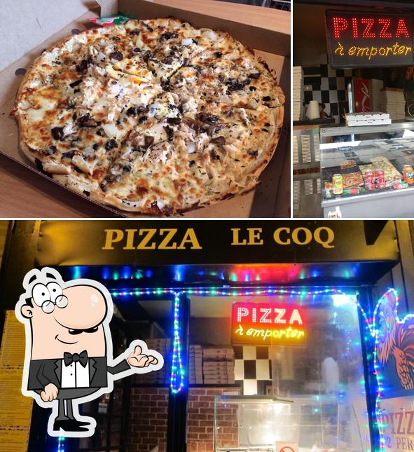 Voici l’image indiquant la intérieur et pizza sur Pizza Le Coq