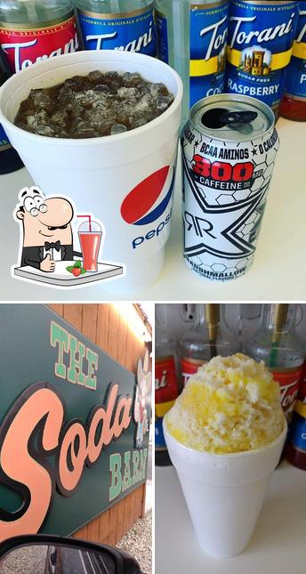 Enjoy a beverage at The Soda Barn