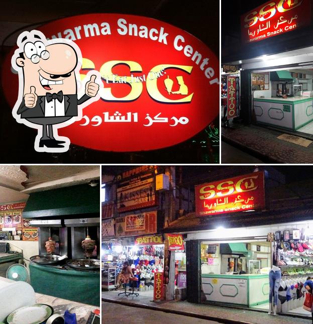 See this picture of SSC Shawarma Snack Center