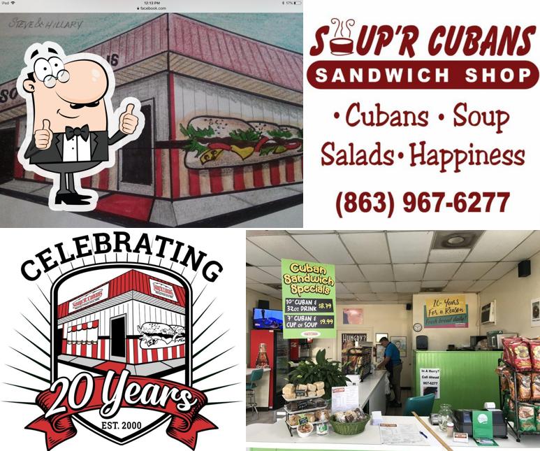 Here's a picture of Soup'R Cubans Sandwich Shop