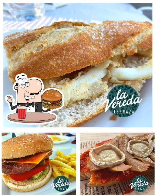 Order a burger at Terraza LA VEREDA