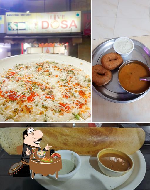 Food at Live Dosa