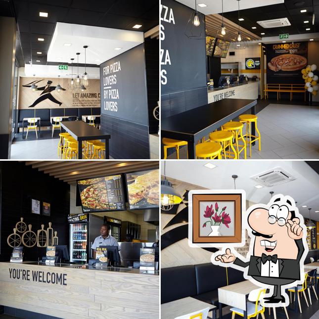 The interior of Debonairs Pizza