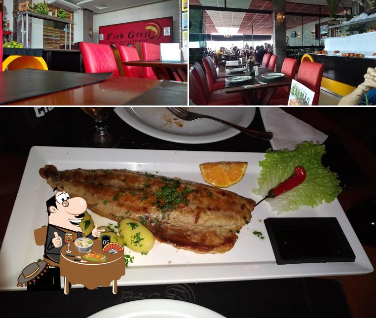 Comida em Fish Grill Praia Brava