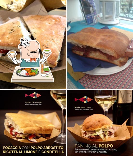 Panino con maiale stirato al Nino Pesciolino Ancona