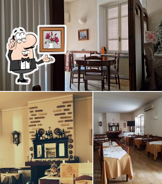 L'intérieur de Trattoria all'Orologio