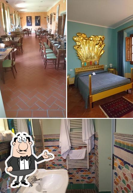 Gli interni di Villa Castiglione Ristorante in Vino Veritas