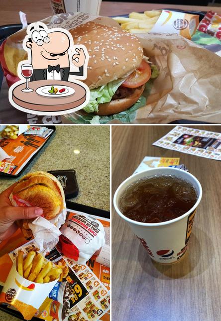 Comida em Burger King