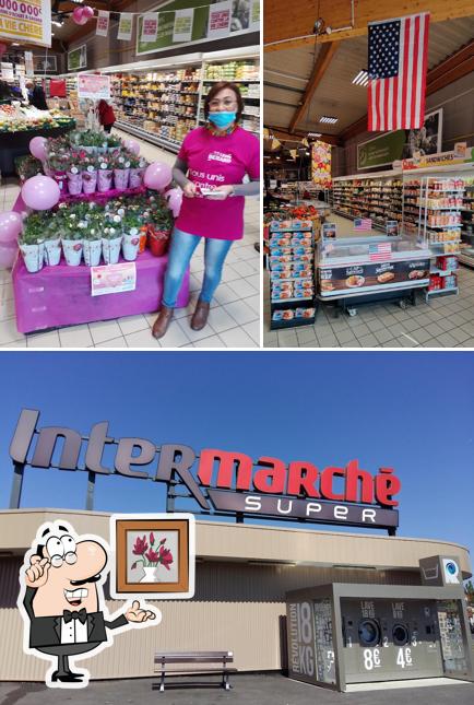 Installez-vous à l'une des tables de Intermarché SUPER Corbas