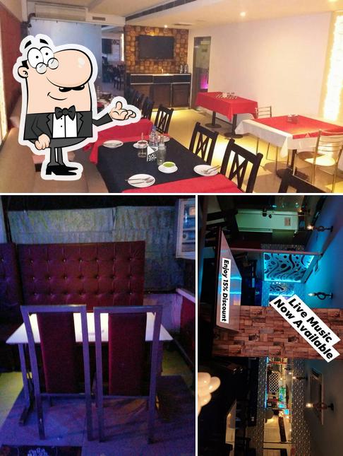 The interior of Nile Restaurant & Bar