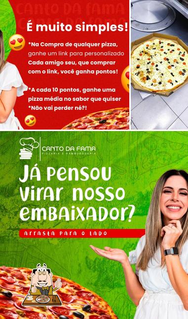 No Canto da Fama, você pode pedir pizza