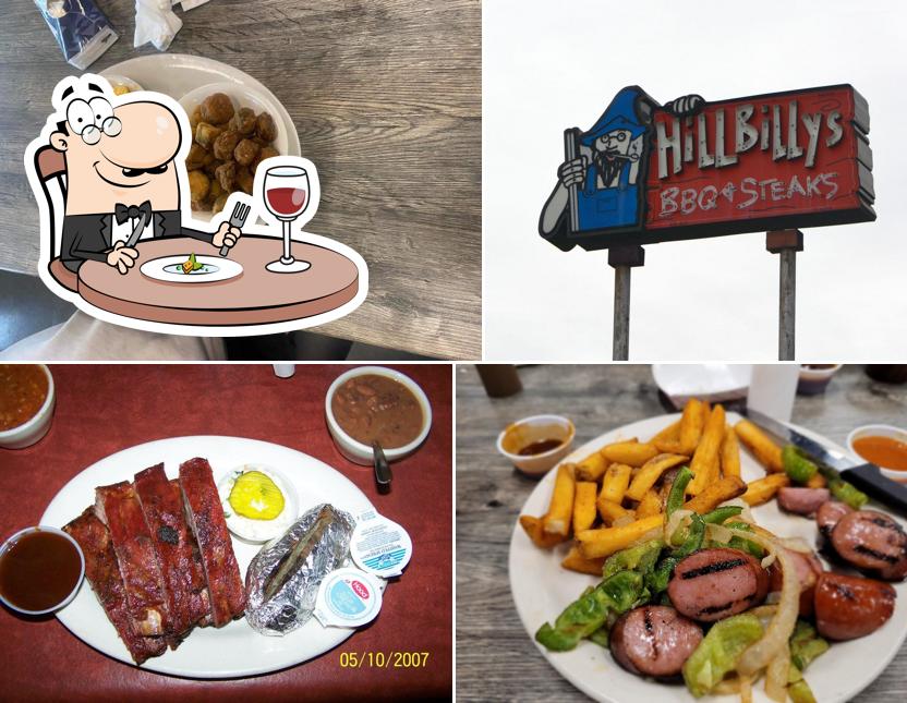 Meals at Hillbilly's Barbeque & Steaks