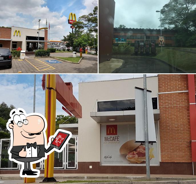 O exterior do McDonald's