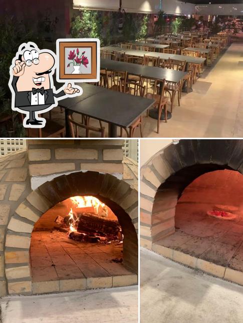 O interior do Pizzaria Capo