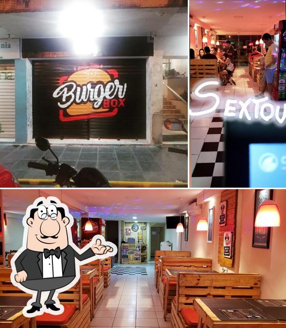 O interior do Burger Box - Hamburgueria Boa Viagem Recife