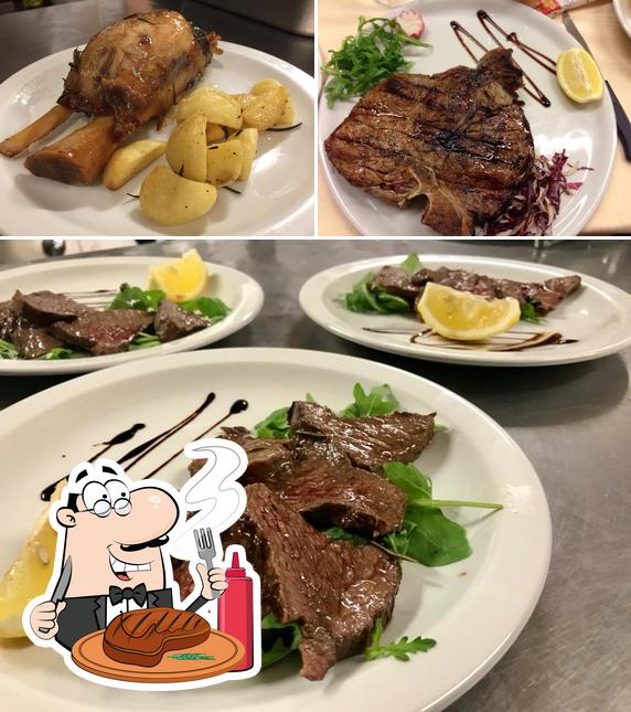 Prova i un pasto a base di carne a Trattoria da Claudio