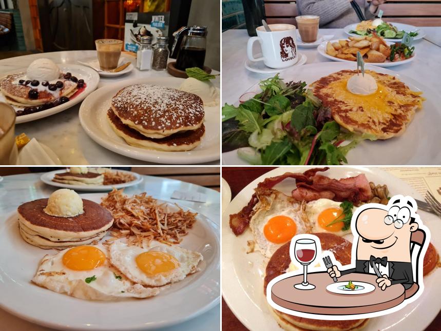 Food at The Pancake Parlour