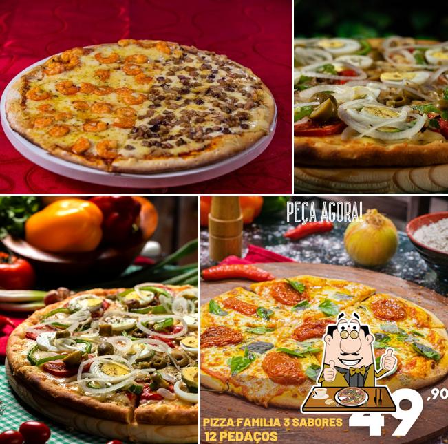 Consiga diversos variedades de pizza