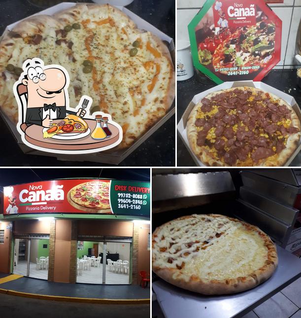 Peça diferentes tipos de pizza