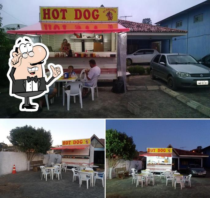 O interior do Hot Dog Ki Delícia