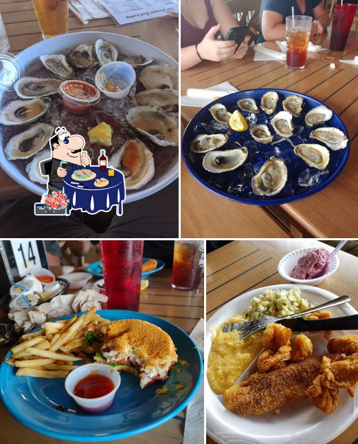 Try out different seafood meals served at The Seineyard Rock Landing