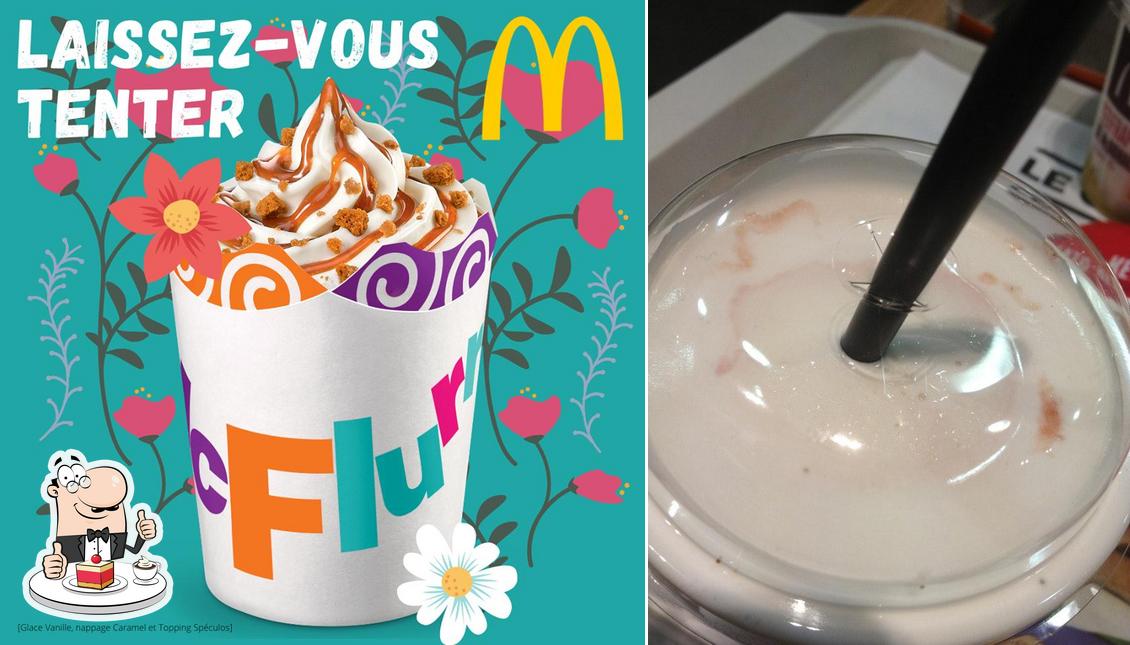 McDonald's Porte des Lilas sert une variété de plats sucrés