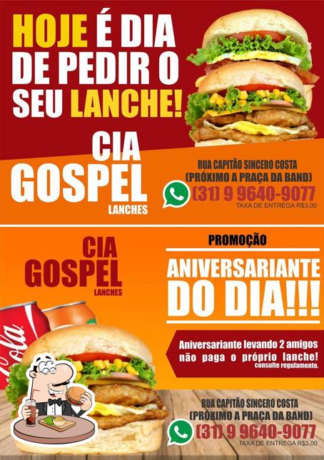 Hambúrguer em BAND LANCHES