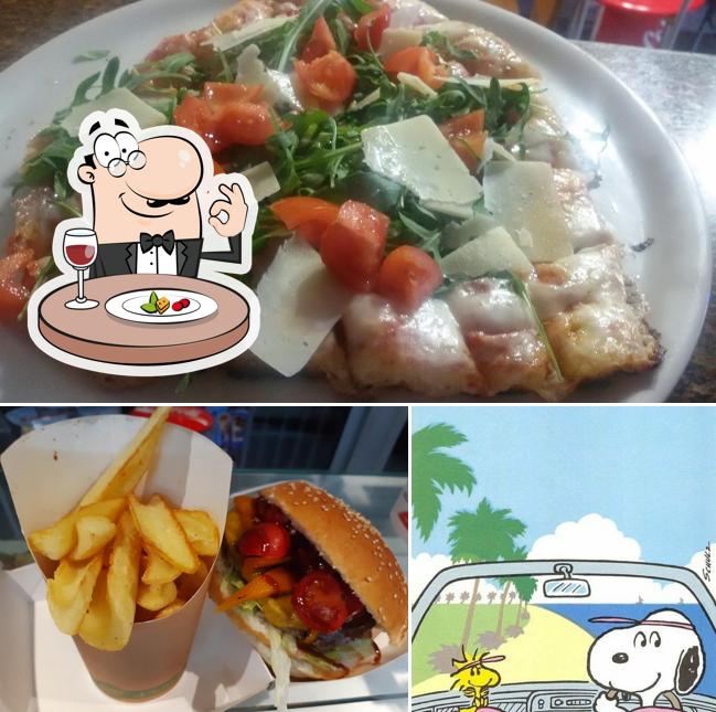 Guarda la foto che mostra la cibo e esterno di Pizzeria Snoopy Ivan