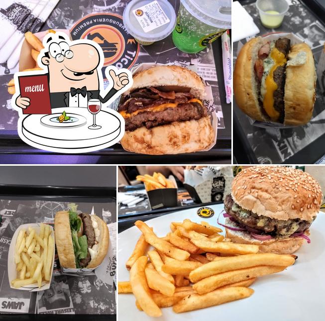 Comida em Tico’s Burger