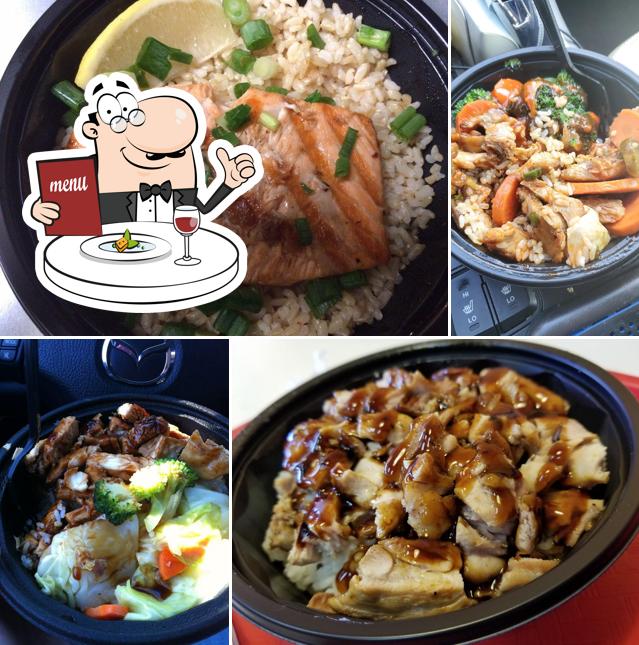 Food at WaBa Grill