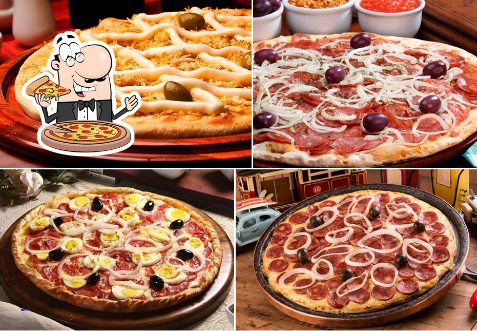 Experimente diferentes tipos de pizza