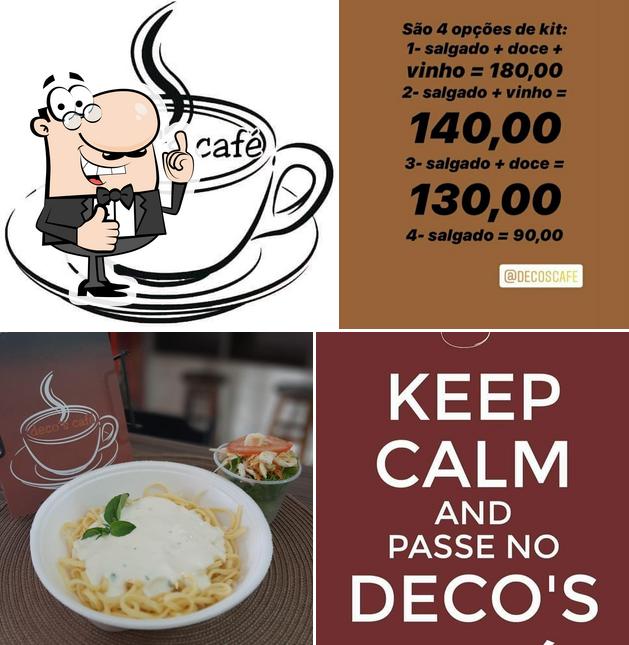 Look at the pic of Deco's Café